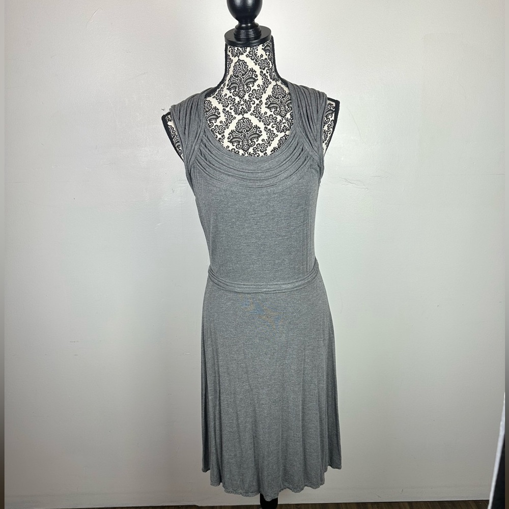 Max Studio Gray Sleeveless Dress